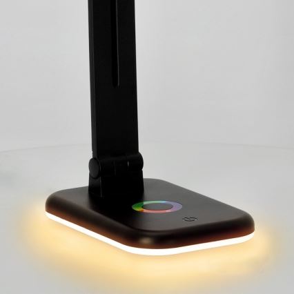 Brilagi - Candeeiro de mesa LED RGBW regulável MODO LED/7W/5V 3000/4000/6500K preto