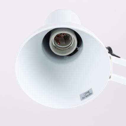 Brilagi - Candeeiro de mesa LED ROMERO 1xE27/10W/230V branco