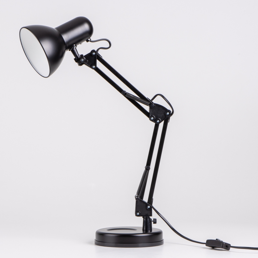 Brilagi - Candeeiro de mesa LED ROMERO 1xE27/10W/230V preto