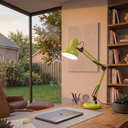 Brilagi - Candeeiro de mesa LED ROMERO 1xE27/10W/230V verde