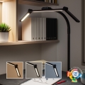BRILAGI - Candeeiro de mesa LED tátil dimerizável com grampo VARIO LED/24W/230V 3000-6500K CRI 92 preto