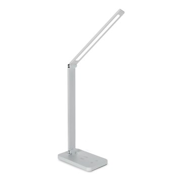 Brilagi - Candeeiro de mesa LED tátil e dimerizável com carregamento sem fios QI MODO CHARGE LED/7W/5V 3000/4000/6000K branco