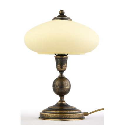 BRILAGI - Candeeiro de mesa MOLLERO 1xE14/11W/230V bronze/pátina