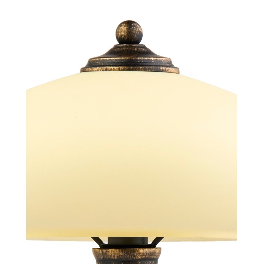 BRILAGI - Candeeiro de mesa MOLLERO 1xE14/11W/230V bronze/pátina