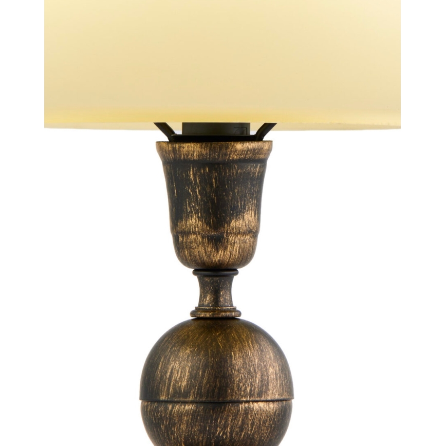 BRILAGI - Candeeiro de mesa MOLLERO 1xE14/11W/230V bronze/pátina