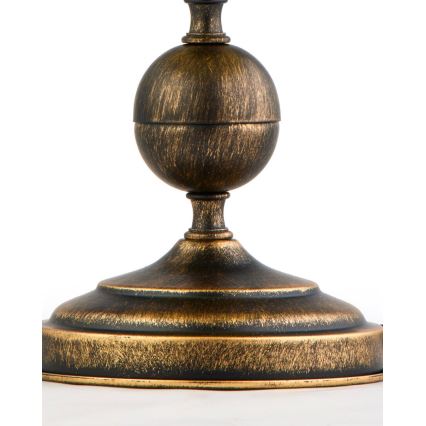 BRILAGI - Candeeiro de mesa MOLLERO 1xE14/11W/230V bronze/pátina