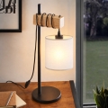 BRILAGI - Candeeiro de mesa NUBILA 1xE27/40W/230V castanho/preto/branco