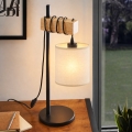 BRILAGI - Candeeiro de mesa NUBILA 1xE27/40W/230V castanho/preto/creme