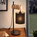 BRILAGI - Candeeiro de mesa NUBILA 1xE27/40W/230V castanho/preto