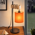 BRILAGI - Candeeiro de mesa NUBILA 1xE27/40W/230V castanho/preto/laranja