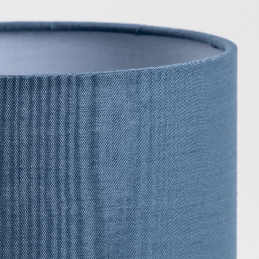 Brilagi - Candeeiro de mesa NUBILA WOOD 1xE27/25W/230V carvalho/azul escuro