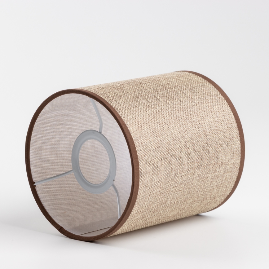 Brilagi - Candeeiro de mesa NUBILA WOOD 1xE27/25W/230V carvalho/castanho