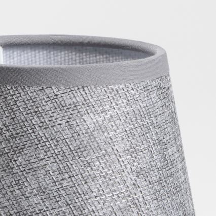 Brilagi - Candeeiro de mesa NUBILA WOOD 1xE27/25W/230V carvalho/cinzento