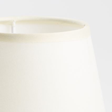 Brilagi - Candeeiro de mesa NUBILA WOOD 1xE27/25W/230V carvalho/creme