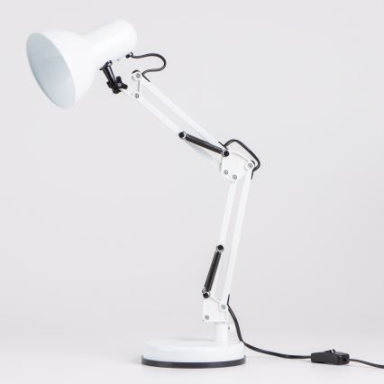 Brilagi - Candeeiro de mesa ROMERO 1xE27/60W/230V branco