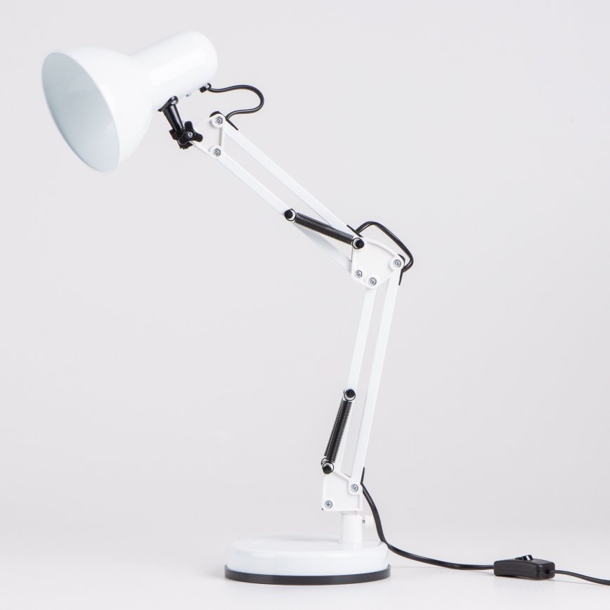 Brilagi - Candeeiro de mesa ROMERO 1xE27/60W/230V branco
