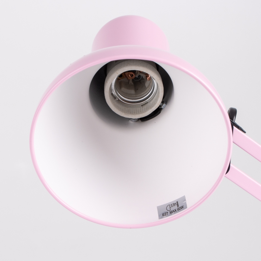 Brilagi - Candeeiro de mesa ROMERO 1xE27/60W/230V rosa