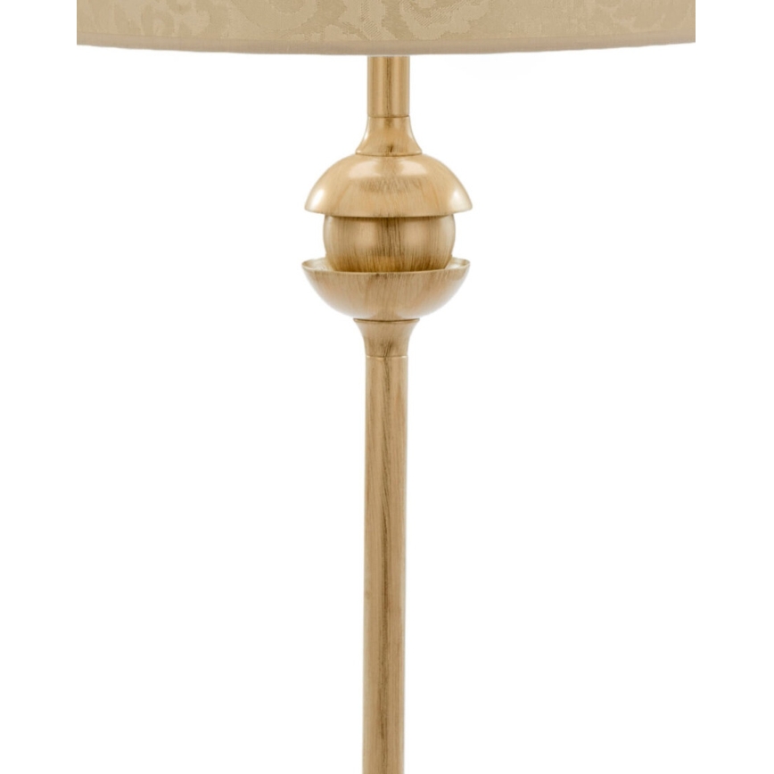 Brilagi - Candeeiro de mesa SAPHIRE 1xE27/15W/230V creme/dourado/patina