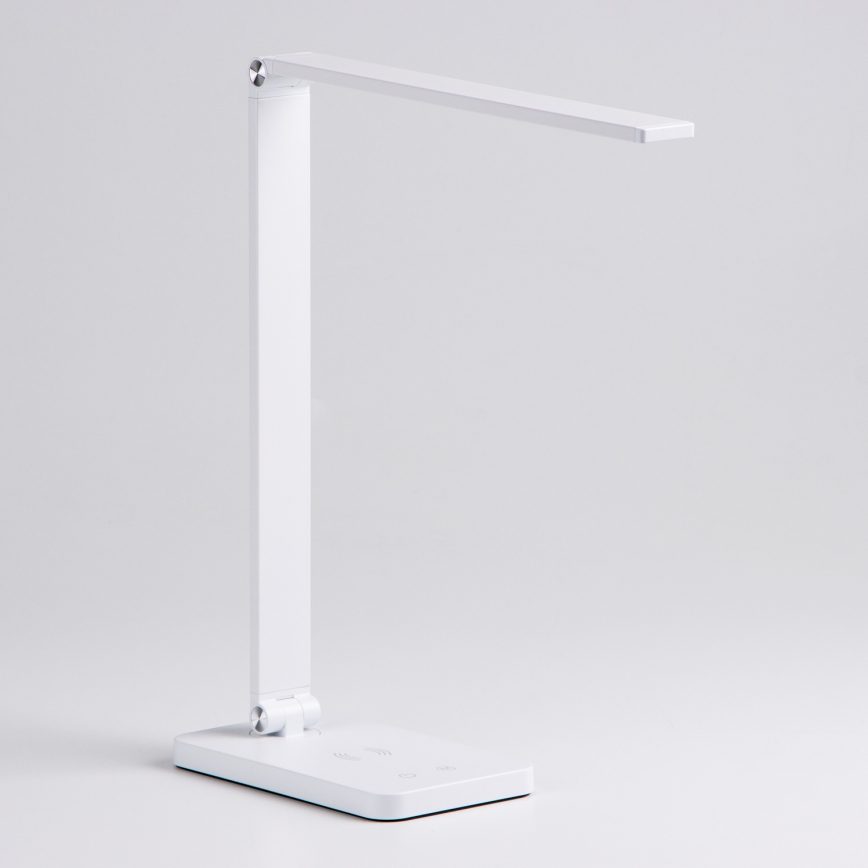 BRILAGI - Candeeiro de mesa LED tátil e dimerizável com carregamento sem fios QI MODO CHARGE LED/7W/5V 3000/4000/6000K branco