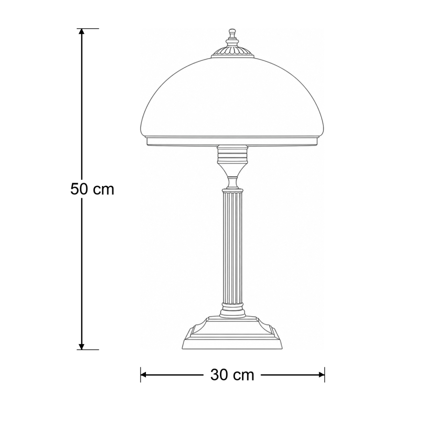 BRILAGI - Candeeiro de mesa TAURUS 2xE14/11W/230V bronze
