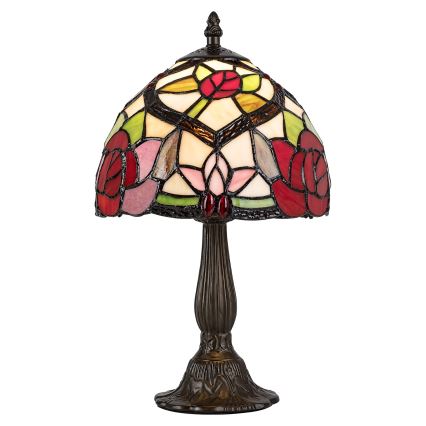 Brilagi - Candeeiro de mesa Tiffany em vitral GARLAN 1xE14/40W/230V