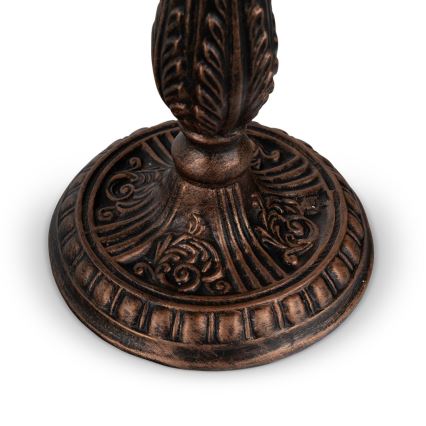 Brilagi - Candeeiro de mesa Tiffany em vitral MIRABELLA 2xE27/60W/230V