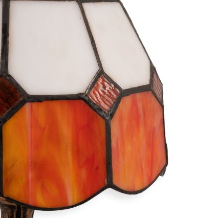 Brilagi - Candeeiro de mesa Tiffany em vitral SIENNA 1xE27/60W/230V