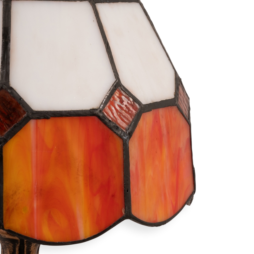 Brilagi - Candeeiro de mesa Tiffany em vitral SIENNA 1xE27/60W/230V