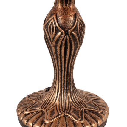 Brilagi - Candeeiro de mesa Tiffany em vitral SIENNA 1xE27/60W/230V