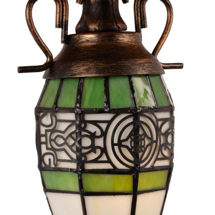 Brilagi - Candeeiro de mesa Tiffany em vitral SUNFLOWER 1xE27/60W/230V + 1xE14/40W