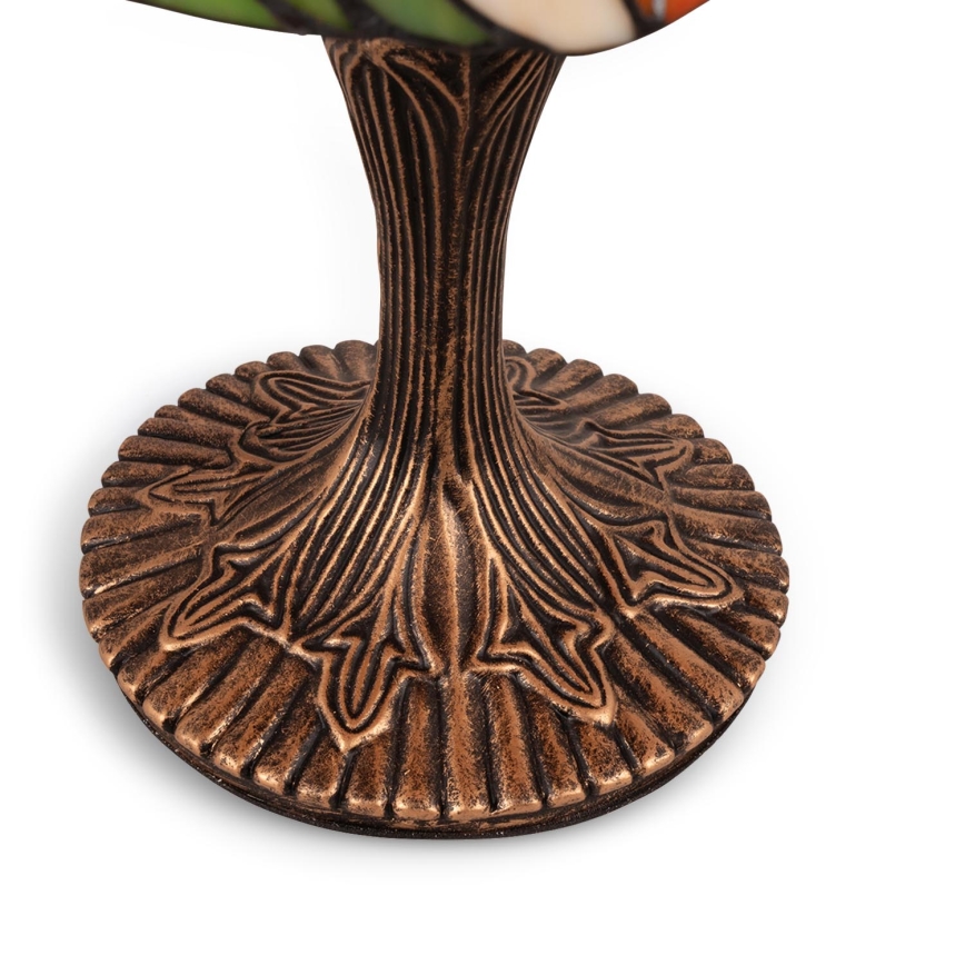 Brilagi - Candeeiro de mesa Tiffany em vitral SUNFLOWER 1xE27/60W/230V