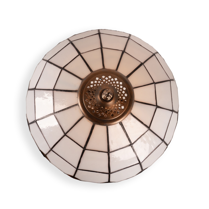 Brilagi - Candeeiro de mesa Tiffany SIENNA em vitral 1xE27/60W/230V