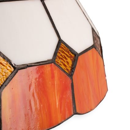 Brilagi - Candeeiro de mesa Tiffany SIENNA em vitral 1xE27/60W/230V