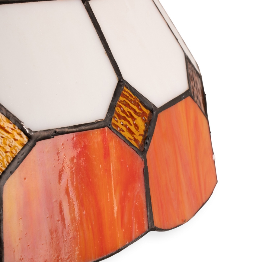 Brilagi - Candeeiro de mesa Tiffany SIENNA em vitral 1xE27/60W/230V