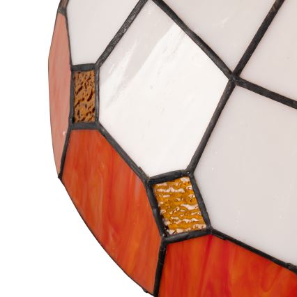 Brilagi - Candeeiro de mesa Tiffany SIENNA em vitral 2xE27/60W/230V