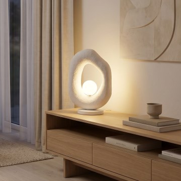 Brilagi - Candeeiro de mesa WABI SABI 1xG9/8W/230V branco