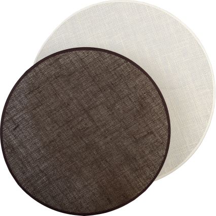 Brilagi - Candeeiro de parede CIRCLES 1xE27/60W/230V diâmetro 45 cm creme/castanho