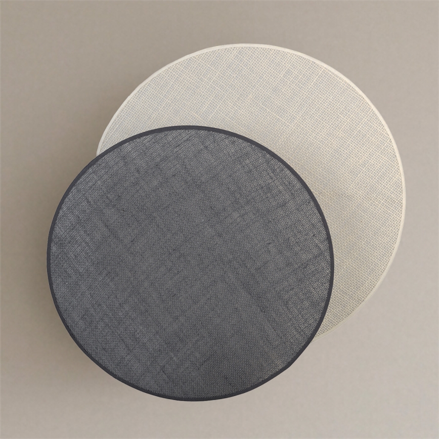 Brilagi - Candeeiro de parede CIRCLES 1xE27/60W/230V Ø 45 cm creme/cinzento