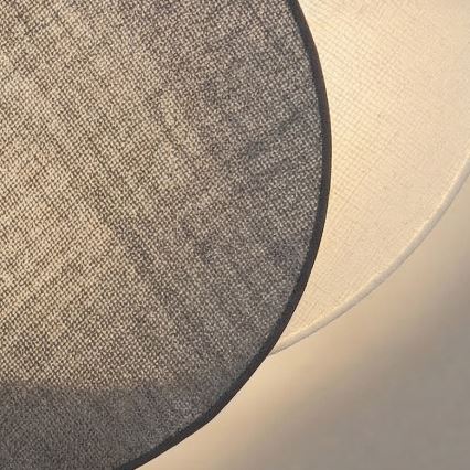 Brilagi - Candeeiro de parede CIRCLES 1xE27/60W/230V Ø 45 cm creme/cinzento