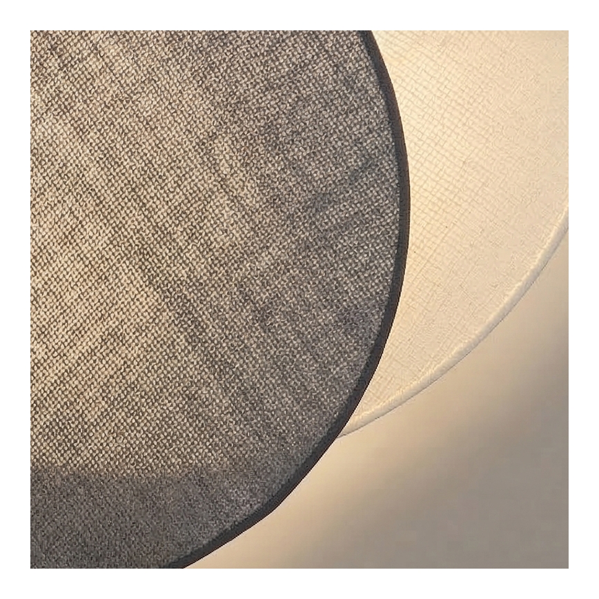 Brilagi - Candeeiro de parede CIRCLES 1xE27/60W/230V Ø 45 cm creme/cinzento