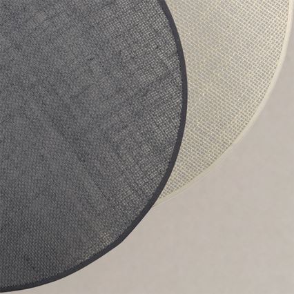Brilagi - Candeeiro de parede CIRCLES 1xE27/60W/230V Ø 45 cm creme/cinzento