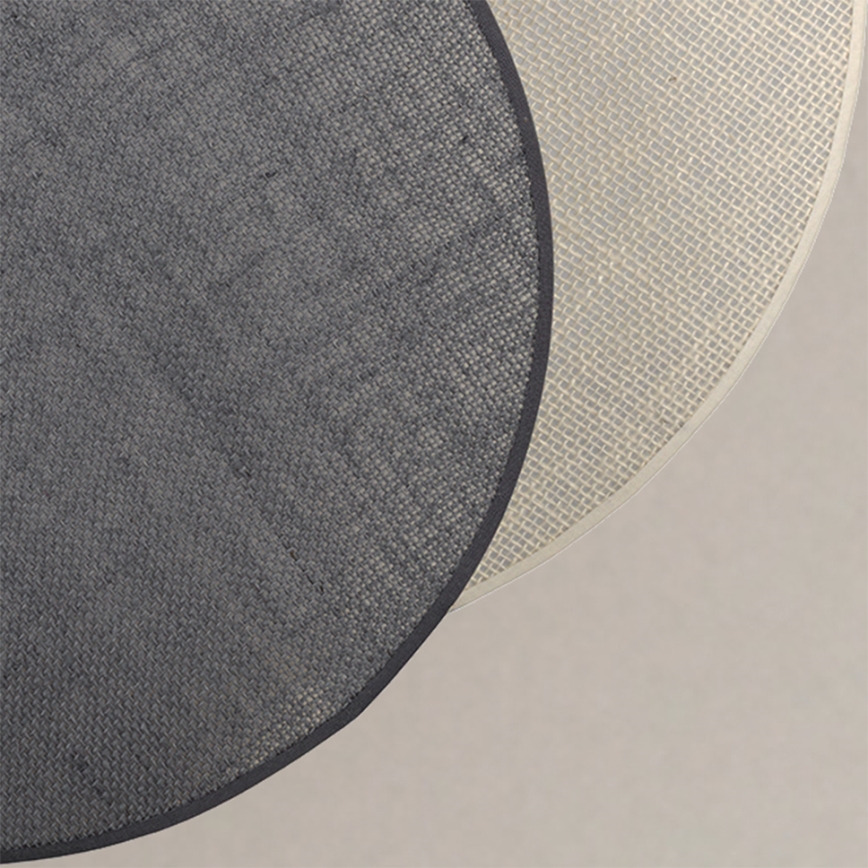 Brilagi - Candeeiro de parede CIRCLES 1xE27/60W/230V Ø 45 cm creme/cinzento