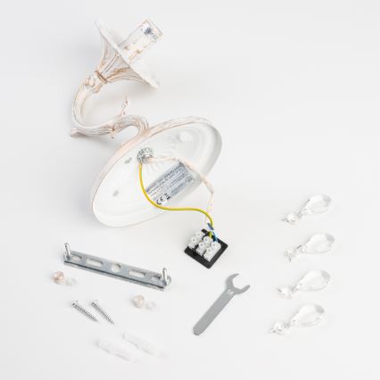 BRILAGI - Candeeiro de parede CLASSIC 1xE14/60W/230V creme/pátina
