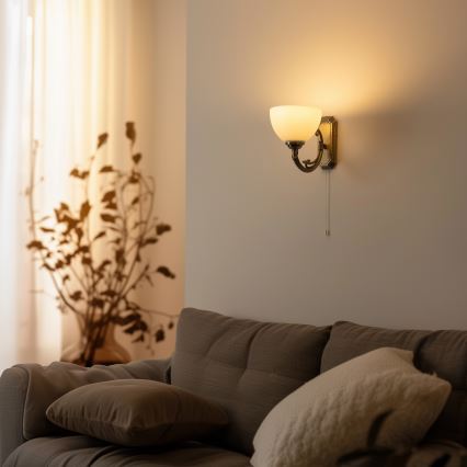 Brilagi - Candeeiro de parede CLASSIC 1xE27/60W/230V latão