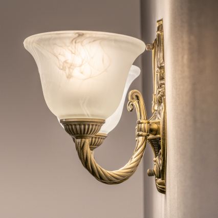 BRILAGI - Candeeiro de parede CLASSIC 2xE14/10W/230V latão
