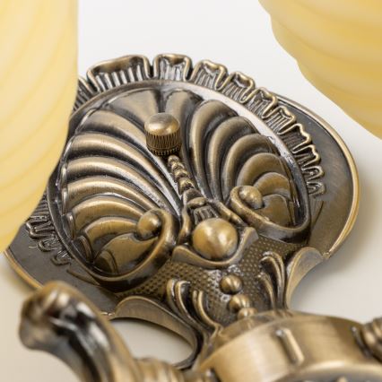 Brilagi - Candeeiro de parede CLASSIC 2xE27/60W/230V latão