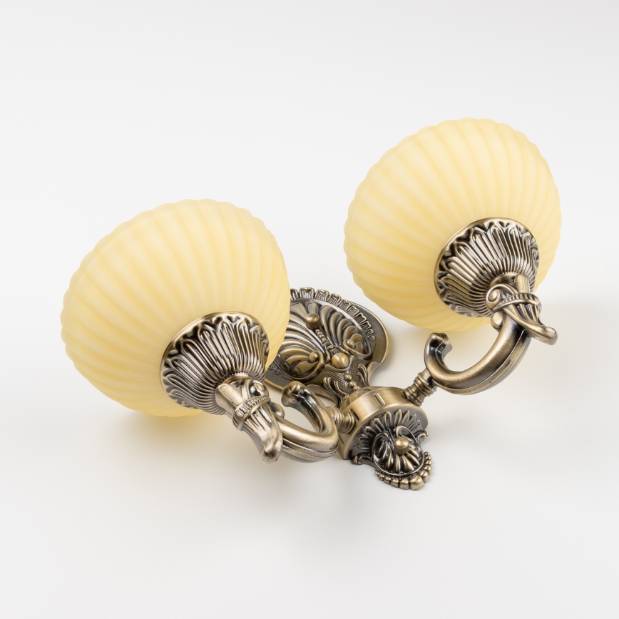 Brilagi - Candeeiro de parede CLASSIC 2xE27/60W/230V latão