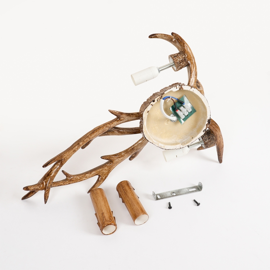 Brilagi - Candeeiro de parede DEER 2xE14/10W/230V em forma de galhada