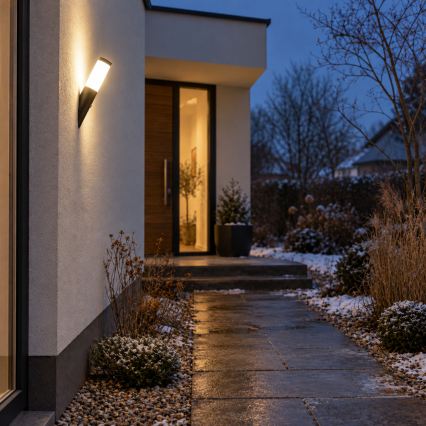BRILAGI - Arandela exterior com sensor de movimento ELIA 1xE27/20W/230V IP44 antracite