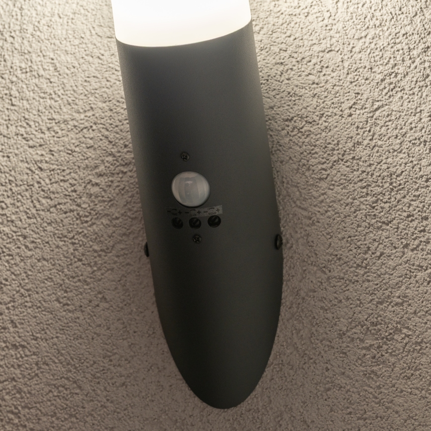 BRILAGI - Arandela exterior com sensor de movimento ELIA 1xE27/20W/230V IP44 antracite